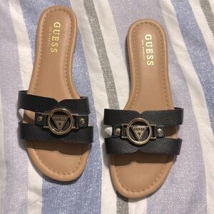 GUESS Black Women's Slide Sandals